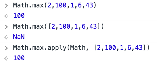 JavaScript Math apply for arrays