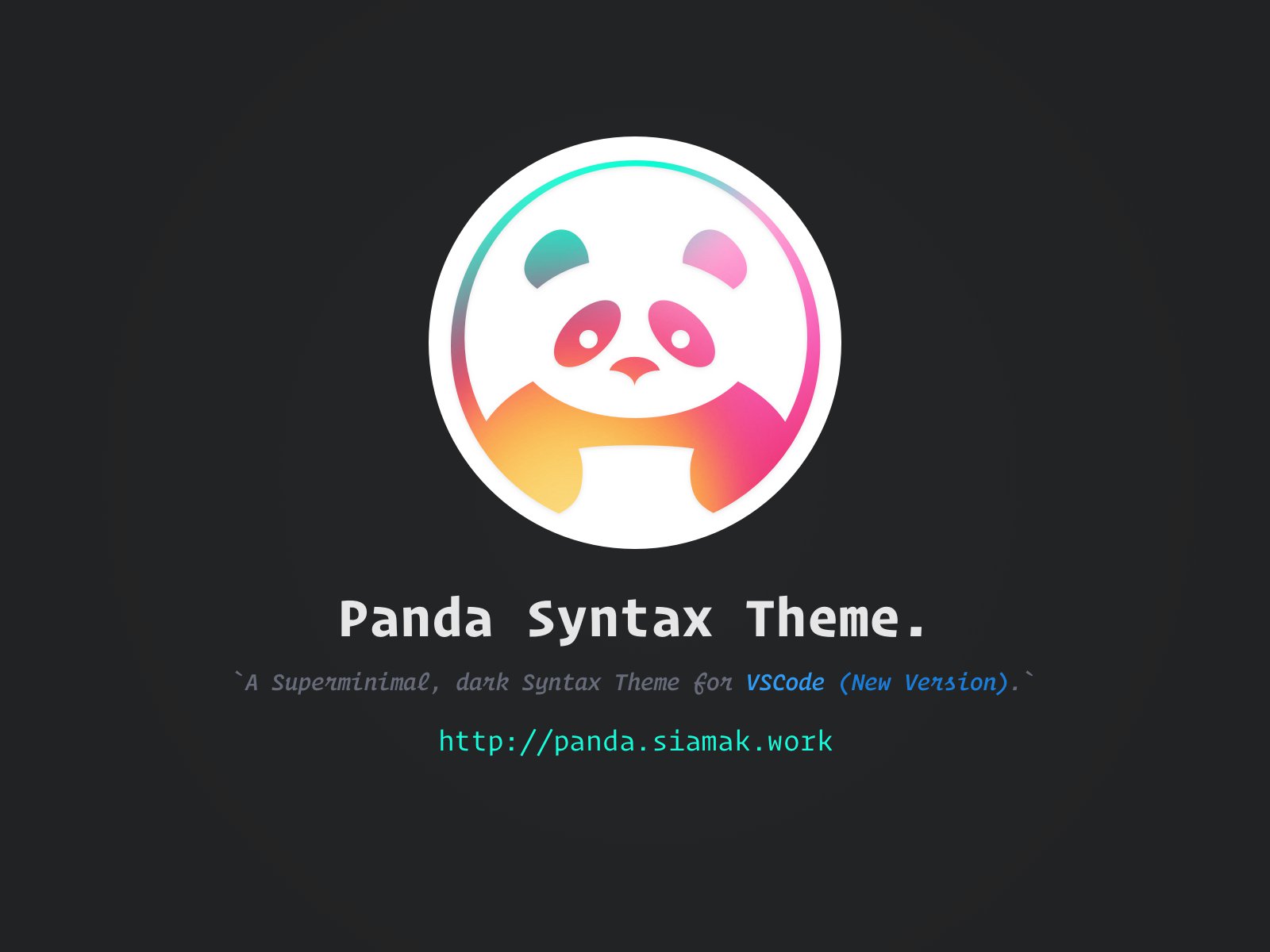 Panda VS Code 主题