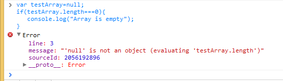 JavaScript 错误 - TypeError: null is not an object (evaluating