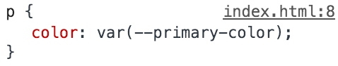 using a custom property