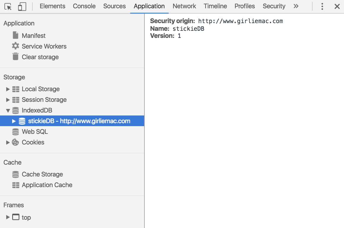 indexeddb database