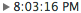 time modification occurred