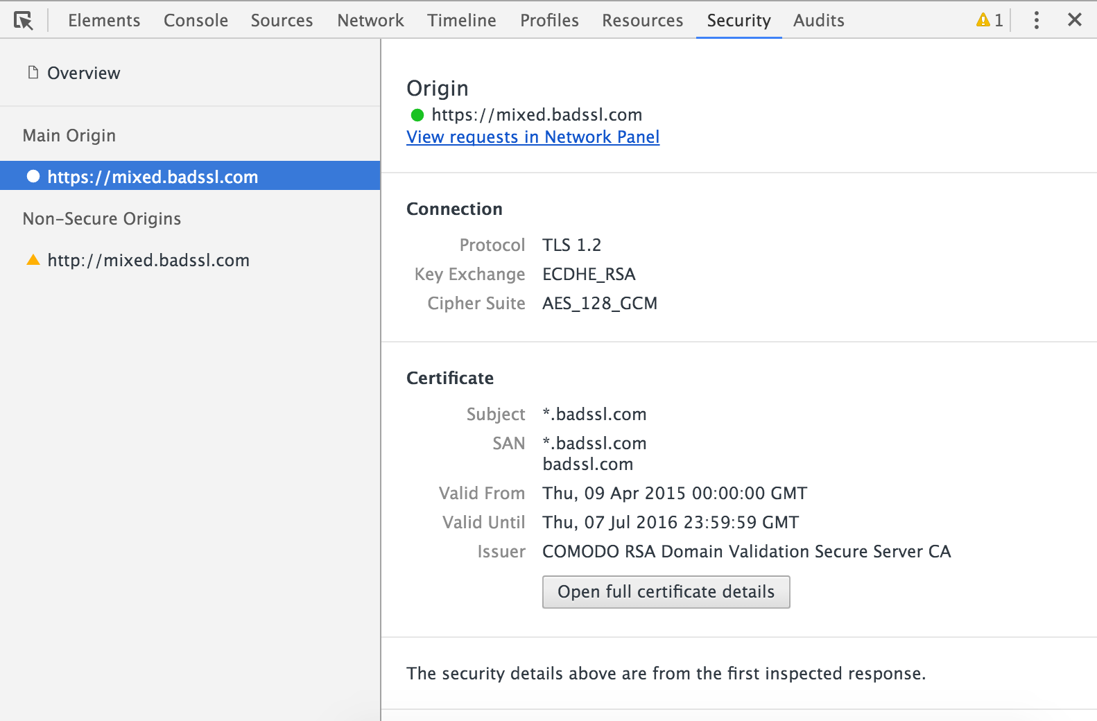 origin details, secure