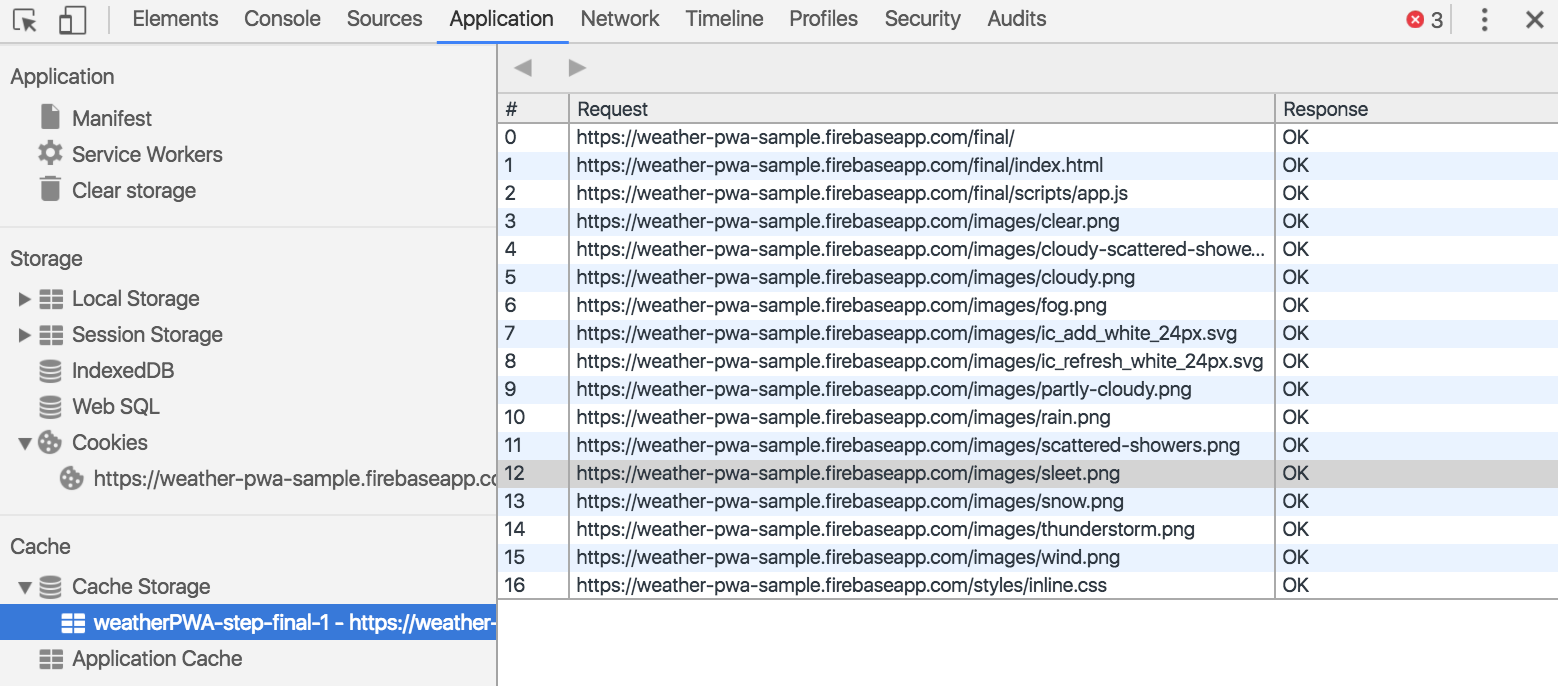 service worker cache pane